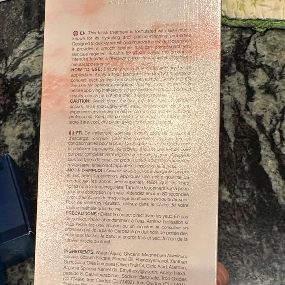 Prédiré Paris Snail Mucin Instant Skin Refiner - Pink